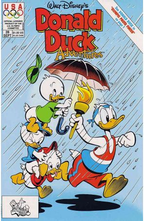 Donald Duck Adventures (Disney) 28 published by Disney with cover art by Jim Franzen