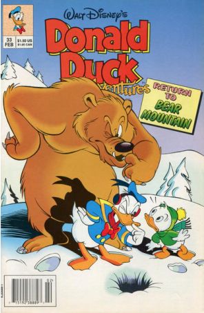 Donald Duck Adventures (Disney) 33 (Newsstand) published by Disney with cover art by Jim Frazen