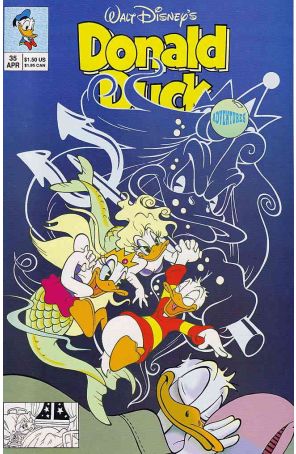 Donald Duck Adventures (Disney) 35 published by Disney with cover art by Jim Frazen