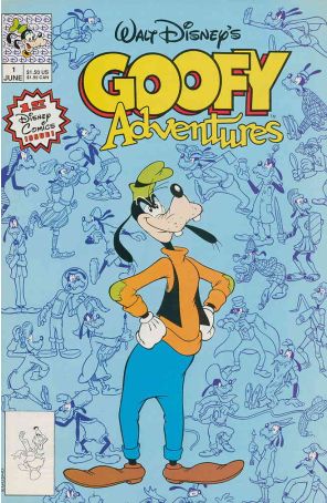 Goofy Adventures 1 published by Disney with cover art by Rick Hoover