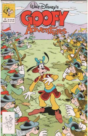 Goofy Adventures 10 published by Disney with cover art by Rick Hoover