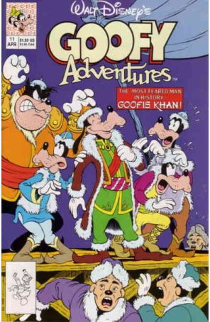 Goofy Adventures 11 published by Disney with cover art by Jukka Murtosaari