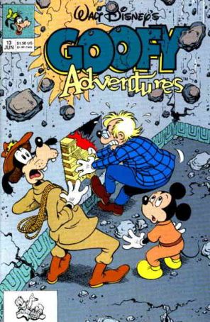 Goofy Adventures 13 published by Disney with cover art by Jukka Murtosaari