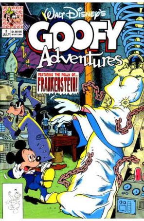 Goofy Adventures 2 published by Disney with cover art by Rick Hoover