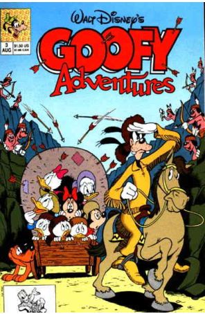 Goofy Adventures 3 published by Disney with cover art by Rick Hoover