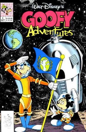 Goofy Adventures 5 published by Disney with cover art by Rick Hoover