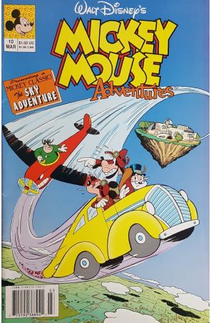 Mickey Mouse Adventures 10 (Newsstand) published by Disney with cover art by Rick Hoover
