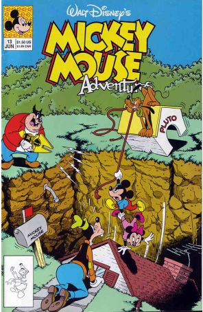 Mickey Mouse Adventures 13 published by Disney with cover art by Rick Hoover