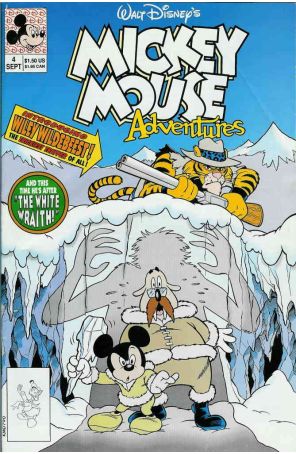 Mickey Mouse Adventures 4 published by Disney with cover art by Rick Hoover
