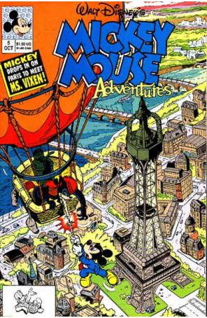 Mickey Mouse Adventures 5 published by Disney with cover art by Hector Saavedra