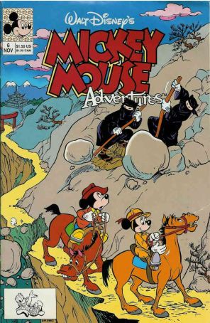 Mickey Mouse Adventures 6 published by Disney with cover art by Bob Foster