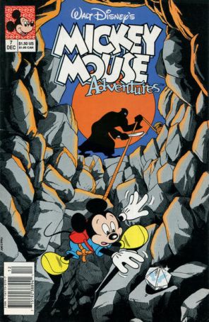 Mickey Mouse Adventures 7 (Newsstand) published by Disney with cover art by Rick Hoover