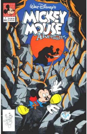 Mickey Mouse Adventures 7 published by Disney with cover art by Rick Hoover