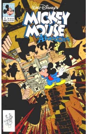 Mickey Mouse Adventures 8 published by Disney with cover art by John Byrne