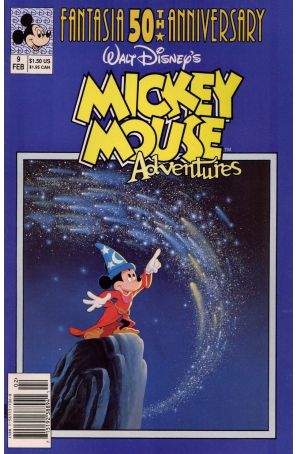 Mickey Mouse Adventures 9 (Newsstand) published by Disney with cover art by Al White