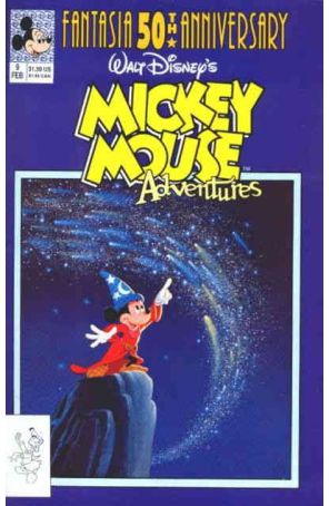 Mickey Mouse Adventures 9 published by Disney with cover art by Al White
