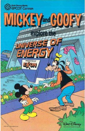 Mickey and Goofy explore the Universe Of Energy 1 published by Disney