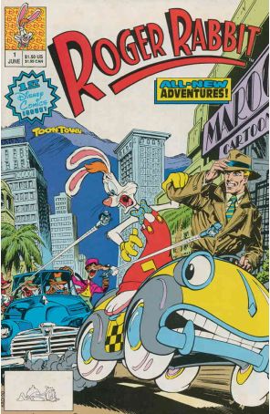 Roger Rabbit 1 published by Disney with cover art by Rick Hoberg