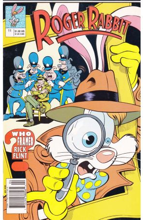 Roger Rabbit 11 (Newsstand) published by Disney with cover art by Keith Tucker