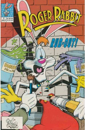 Roger Rabbit 2 published by Disney with cover art by Rick Hoberg