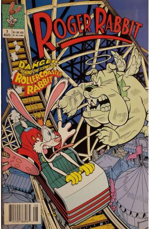 Roger Rabbit 3 (Newsstand) published by Disney with cover art by Rick Hoberg