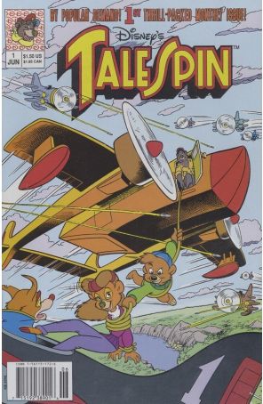 Tale Spin 1 (Newsstand) published by Disney with cover art by Rick Hoover