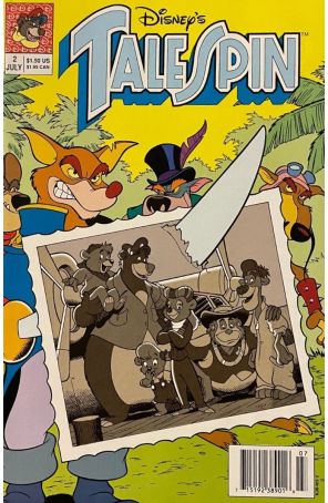 Tale Spin 2 (Newsstand) published by Disney with cover art by Rick Hoover