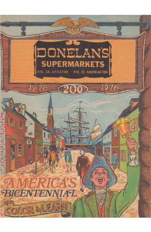 America's Bicentennial Color And Learn 1 published by Donelan's Supermarkets