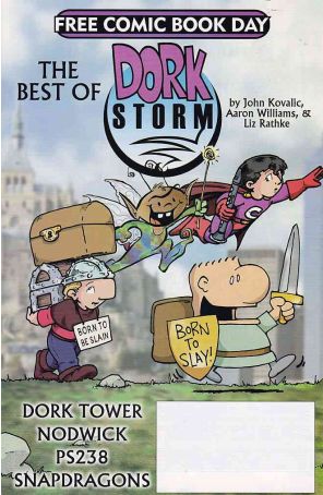 Best of Dork Storm FCBD 2003 published by Dork Storm with cover art by John Kovalic, Aaron Williams, and Liz Rathke