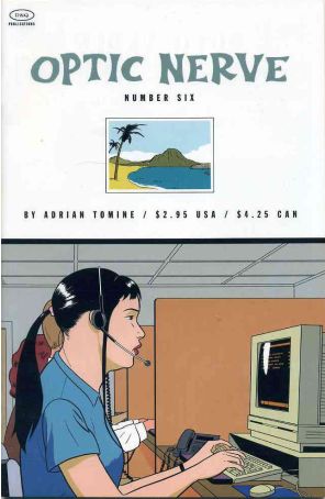 Optic Nerve 6 published by Drawn and Quarterly with cover art by Adrian Tomine
