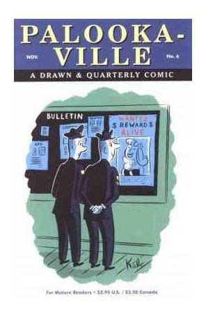 Palookaville 6 published by Drawn and Quarterly with cover art by Gregory Gallant
