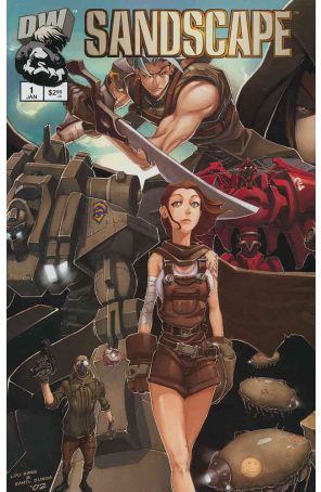 Sandscape 1 published by Dreamwave with cover art by Lou Kang