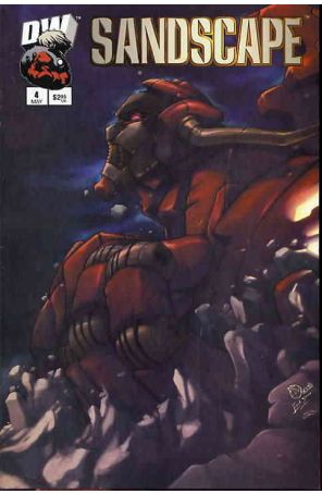 Sandscape 4 published by Dreamwave with cover art by Lou Kang