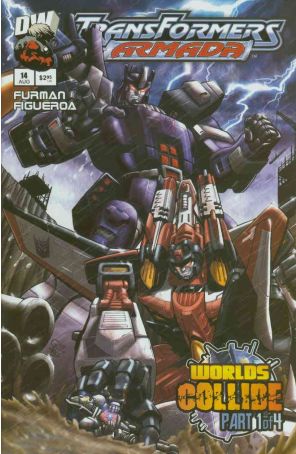 Transformers: Armada 14 published by Dreamwave with cover art by Guido Guidi