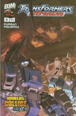 Transformers: Armada 16 published by Dreamwave with cover art by Don Figueroa