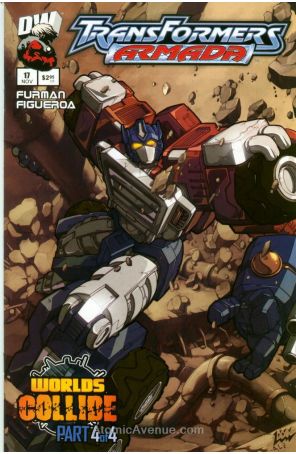 Transformers: Armada 17 published by Dreamwave with cover art by Don Figueroa