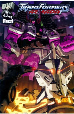 Transformers: Armada 6 published by Dreamwave with cover art by Patrick Lee