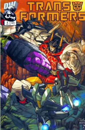 Transformers: Generation 1 1D published by Dreamwave with cover art by Patrick Lee
