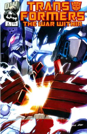Transformers: The War Within 4 published by Dreamwave with cover art by Don Figueroa