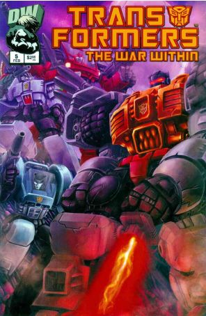 Transformers: The War Within 5 published by Dreamwave with cover art by Don Figueroa