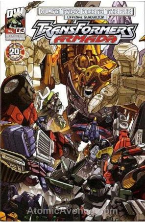 Transformers-Armada: More Than Meets The Eye 3 published by Dreamwave with cover art by Joe Ng