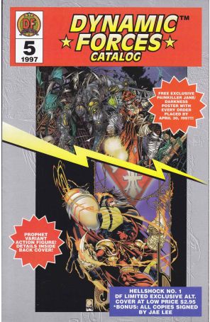 Dynamic Forces Catalog 5 published by Dynamite with cover art by Joe Quesada