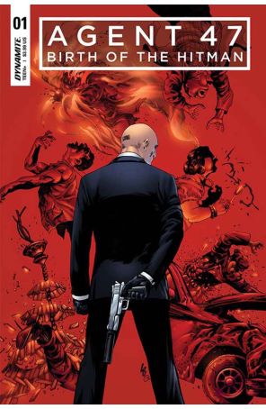 Agent 47: Birth of the Hitman 1B published by Dynamite with cover art by Jonathan Lau