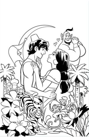 Aladdin (Dynamite) 1K published by Dynamite with cover art by Natacha Bustos