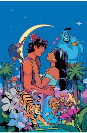Aladdin (Dynamite) 1L published by Dynamite with cover art by Natacha Bustos