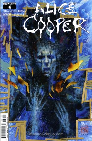 Alice Cooper (Vol. 1) 6 published by Dynamite with cover art by David Mack