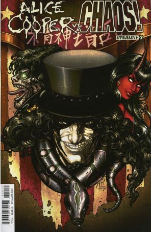 Alice Cooper Vs. Chaos! 2A published by Dynamite with cover art by Joyce Chin