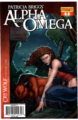 Alpha And Omega: Cry Wolf (Patricia Briggs') 1A published by Dynamite with cover art by Brett Booth
