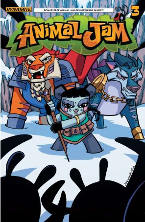 Animal Jam 3A published by Dynamite with cover art by Fernando Ruiz