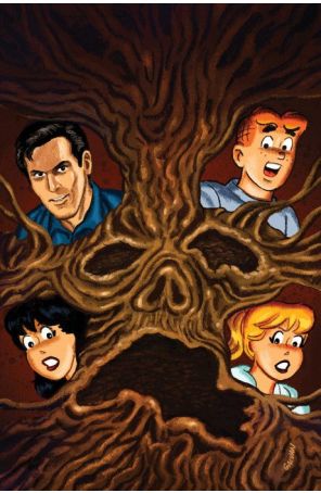 Archie X The Army of Darkness 4I published by Dynamite with cover art by Bill Galvan